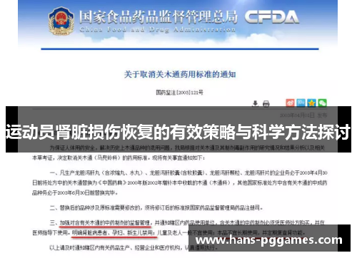 运动员肾脏损伤恢复的有效策略与科学方法探讨 运动员肾脏损伤恢复的有效策略与科学方法探讨